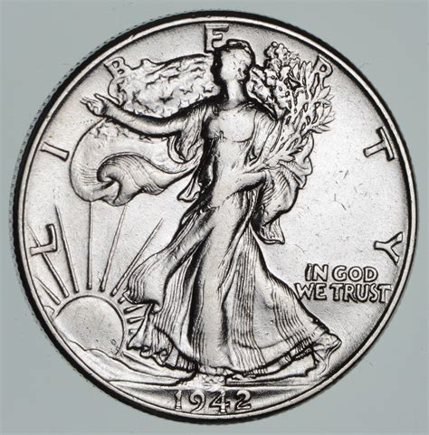 Choice Better Grade 1942 Walking Liberty Half Dollar 90 Pure Silver Property Room