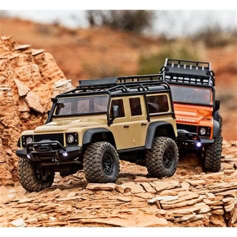 Radiostyrd Bil TRX 4M 1 18 Land Rover Defender Crawler Tan RTR TRAXXAS