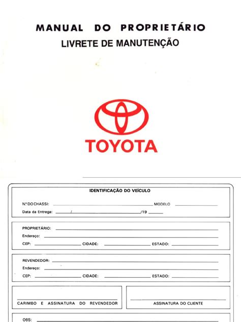 Manual Toyota Band | PDF