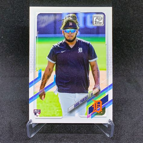 2021 Topps Series 1 Isaac Paredes Photo Image Variation SP Rookie 65