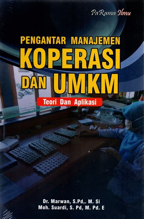 Jual Buku Pengantar Manajemen Koperasi Dan Umkm Teori Dan Aplikasi