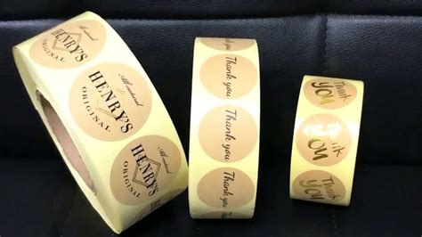 Custom Product Label Kraft Paper Eco With Gold Foil Hot Stamping Label Sticker Buy Product
