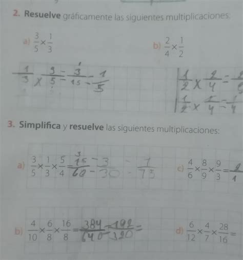 Simplifica Y Resuelve Las Siguientes Multiplicaciones Hola E Plis