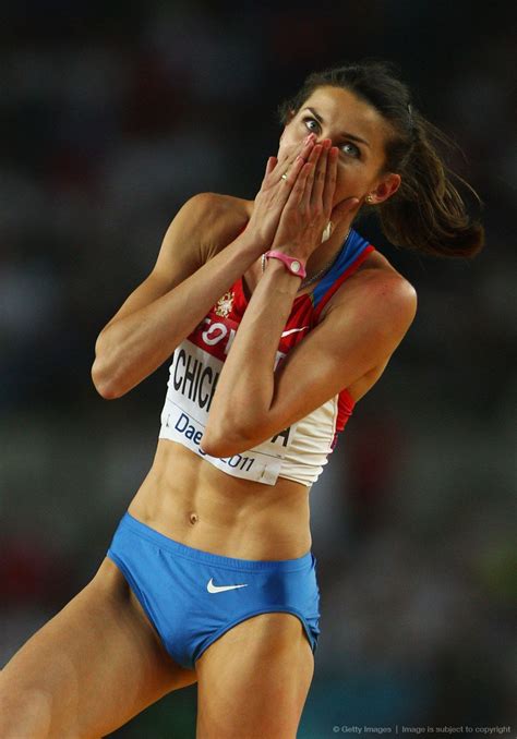 Russian High Jumper Anna Chicherova World Athletics Anna Beautiful