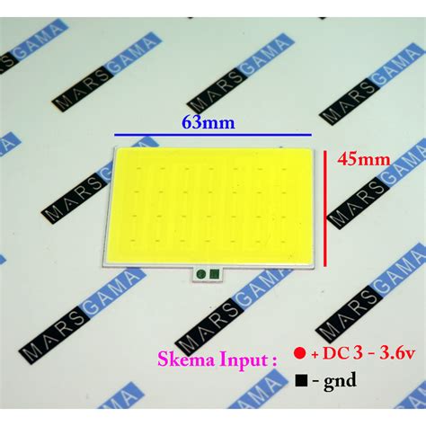 Jual Led Cob Kotak V V Aluminum Substrate White Light Board