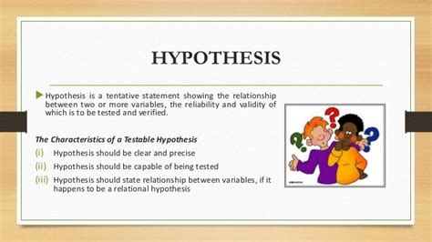 Business Research Methods - Hypothesis