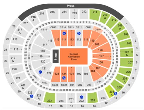 Wells Fargo Virtual Seating Chart Concert | Cabinets Matttroy