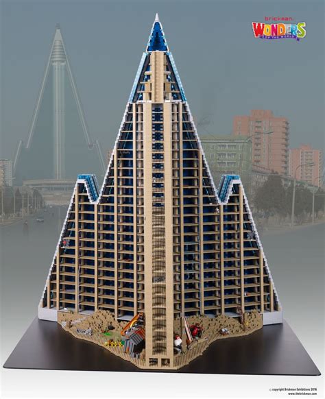 Ryugyong Hotel north side | Lego architecture, Lego building, Lego