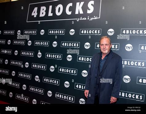 04 October 2018, Berlin: Actor Uwe Preuss on the Red Carpet for the ...