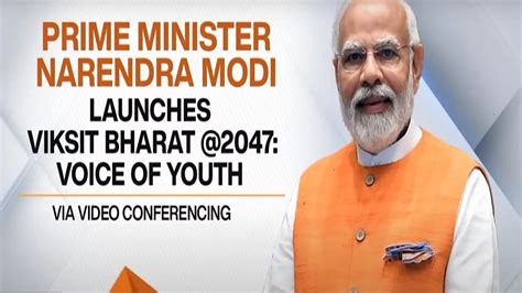 Prime Minister Modi Unveils Viksit Bharat 2047 Voice Of Youth