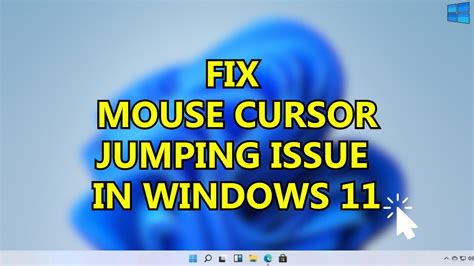 How To Fix Mouse Cursor Jumping In Windows Youtube