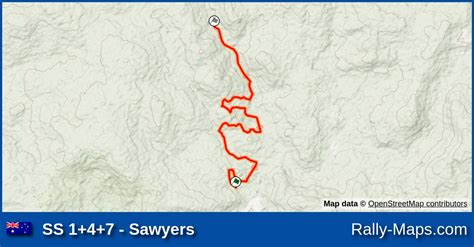 Ss Sawyers Stage Map Safari Rally Wa Warc Rally