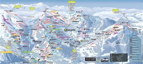 Les Gets piste map - Alpski.com