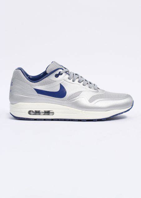 Air Max 1 Hyperfuse HYP QS Trainers Metallic Silver Deep Royal Blue