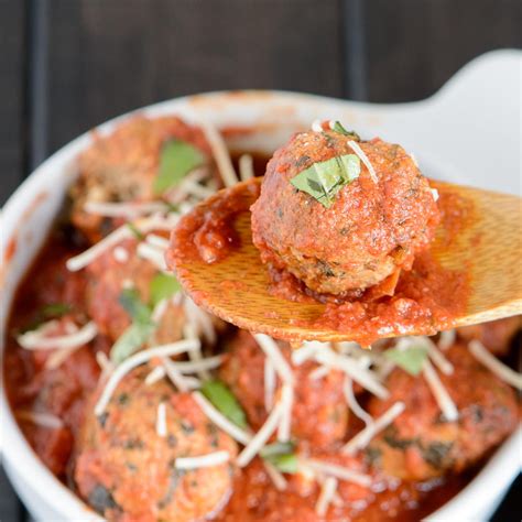 Slow Cooker Italian Turkey Meatballs