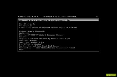Galeria zdjęć | Zrzuty ekranu | Screenshoty - Hiren's BootCD PE