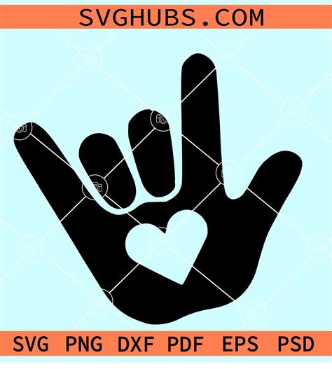 I Love You Hand Sign Svg Offer Discounts Alumni Uod Ac