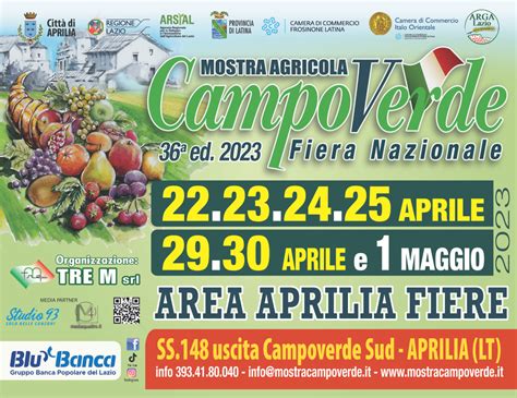 Blu Banca Sponsor Ufficiale 36 Mostra Agricola Campoverde 2023 B L U