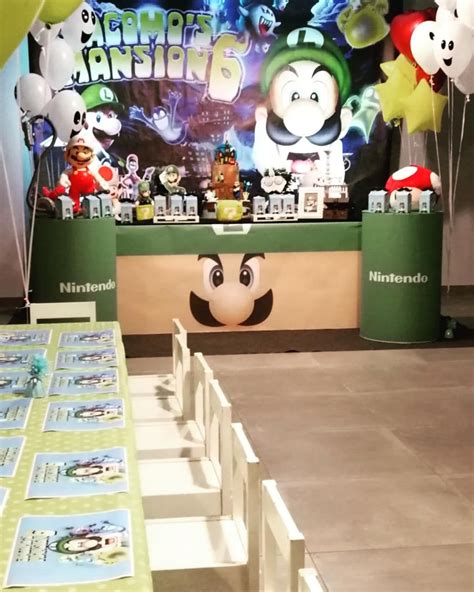 Luigi Mansion Party 🍄💚 Luigimansion3 Birthdaypartydecor