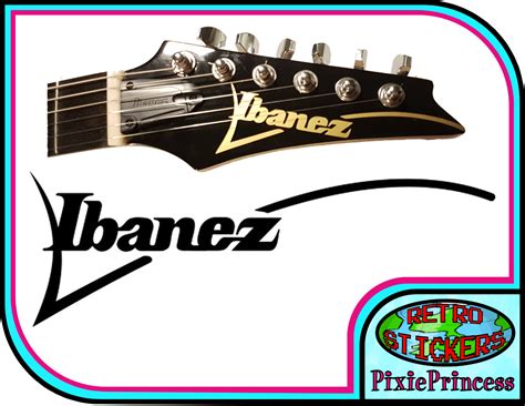 Ibanez Rg Guitar Headstock Logo A Vinyl Sticker Flight Case Wall Bass