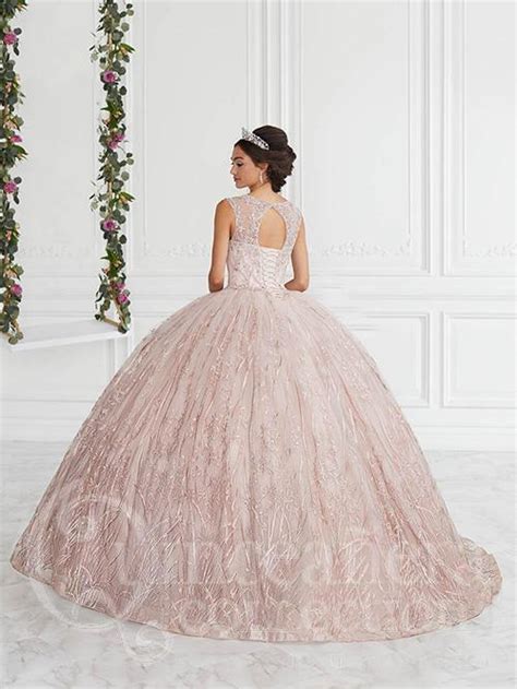 Beaded Illusion Quinceanera Dress Toledoz Boutique