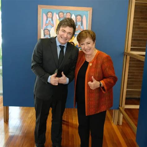 Javier Milei se reunió con Georgieva para avanzar en un nuevo acuerdo