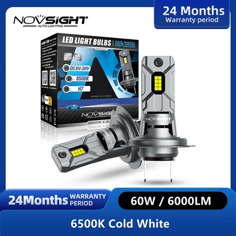 Novsight N H Led Faro Para Coche K Lm W V Led Auto Faro