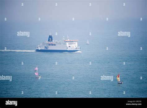 Cross Channel Pando Ferry Pride Of Burgundy In The Straits Of Dover In
