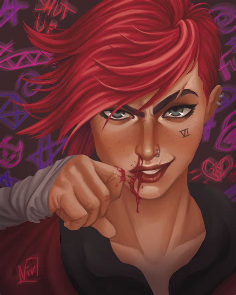 Vi - Arcane Fanart on Behance