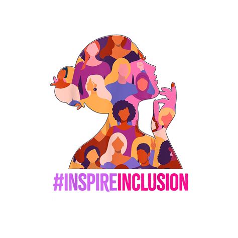 Inspire Inclusion International Women S Day Digital Png Etsy