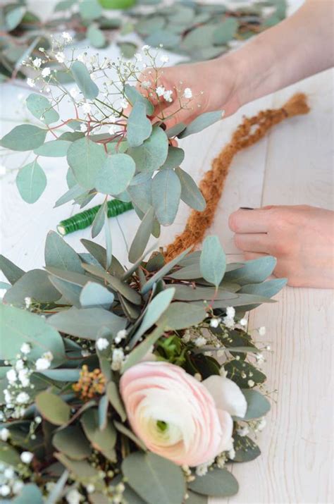 Eukalyptus Hochzeit Teil Tischgirlande Selber Binden Blumigo