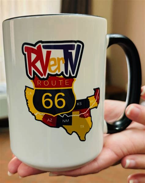 Route 66 Map Coffee Mug Rvertv