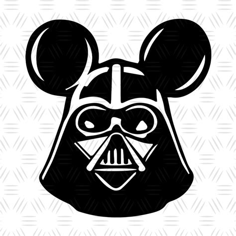 Lord Darth Vader Mickey Mouse Ears Svg Inspire Uplift