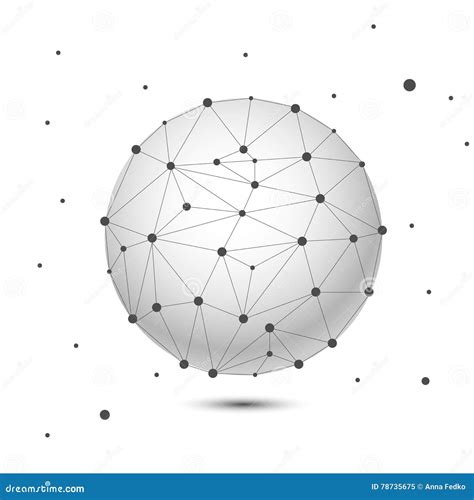 Sphere, Faces, Edges, Vertices Geometric Figures Set Isolated On A ...