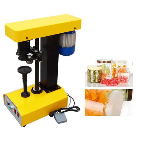 110V Electric Can Sealer Tin Can Sealer Semi Auto Can Sealing Machine