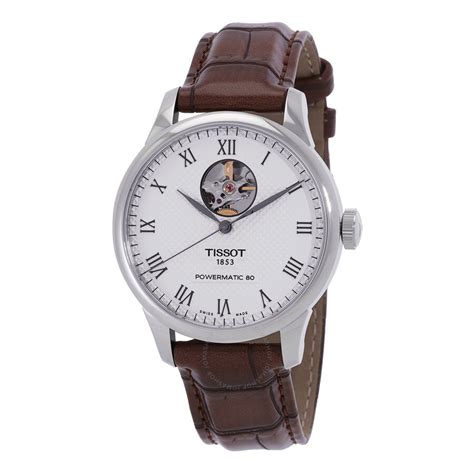 Tissot Le Locle Powermatic 80 Open Heart Silver Dial Men S Watch