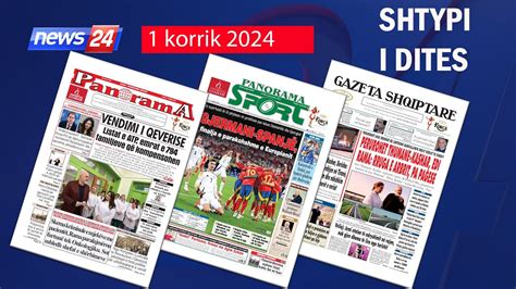 1 korrik 2024 Shtypi i dites në News24 Koha për t u zgjuar ne