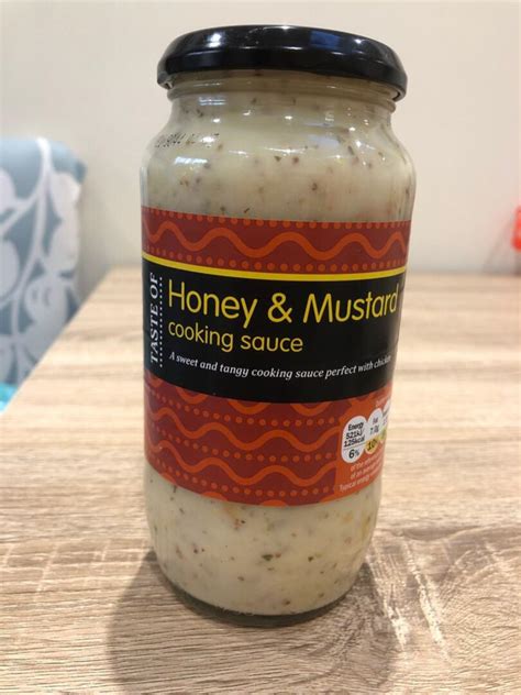 Lidl Honey And Mustard Cookibg Sauce Olio