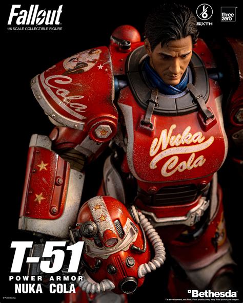 Threezero T Nuka Cola Power Armor Sixth Scale Figure Fallout Limited