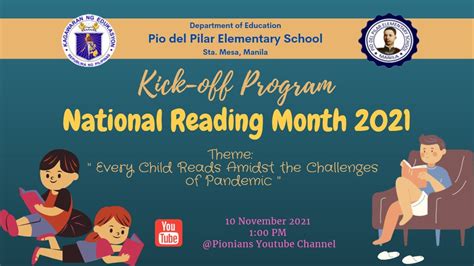 National Reading Month 2021 Kick Off Program Youtube