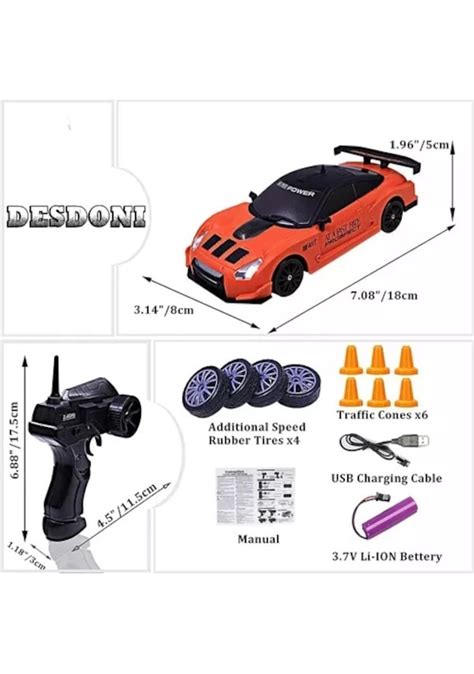 Bruce Uzaktan Kumanda Drift Mini Rc Araba 4wd Drift Araba Oyuncaklar