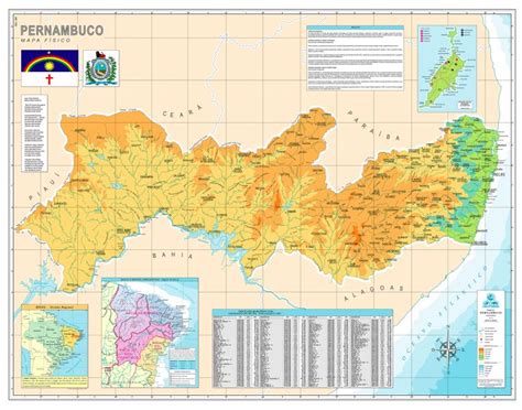 Pernambuco Físico Bia Mapas