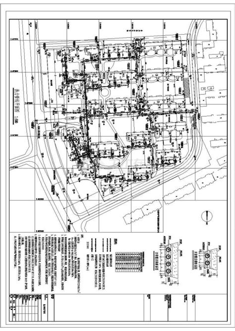 某地大型小区热力管设计图纸住宅小区土木在线