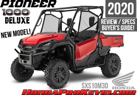 New 2020 Honda Pioneer 1000 Deluxe Review Specs Changes Explained