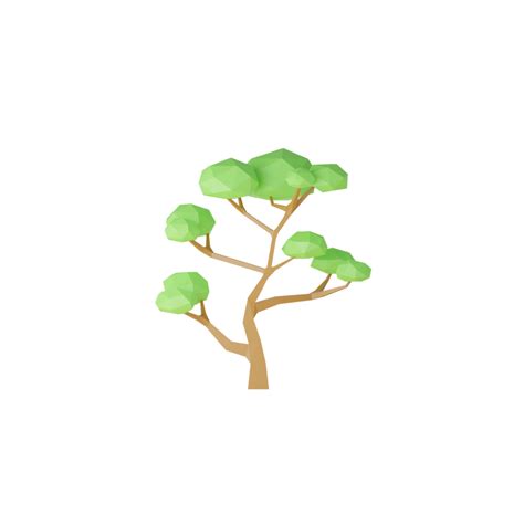 3d Isolated Green Tree 11501505 Png