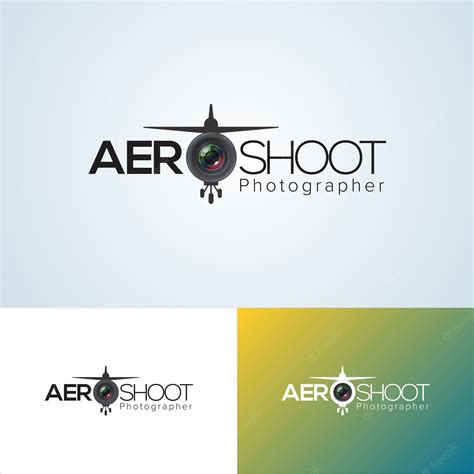 Premium Vector Professional Aerial Photography Logo Design Template