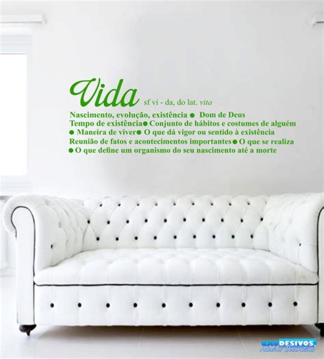 Adesivo Decorativo Significado De Vida Elo7 Produtos Especiais