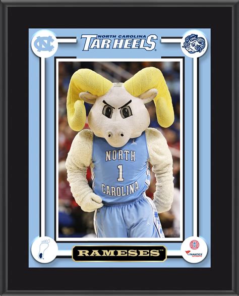 North Carolina Tar Heels Rameses Mascot Sublimated 10.5" x 13" Plaque