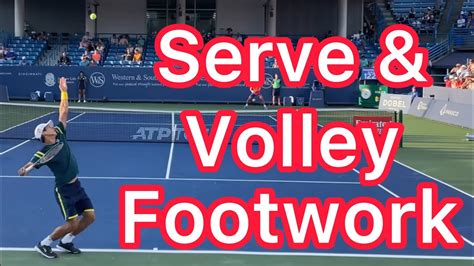 Heres How To Serve And Volley Tennis Footwork Explained Youtube