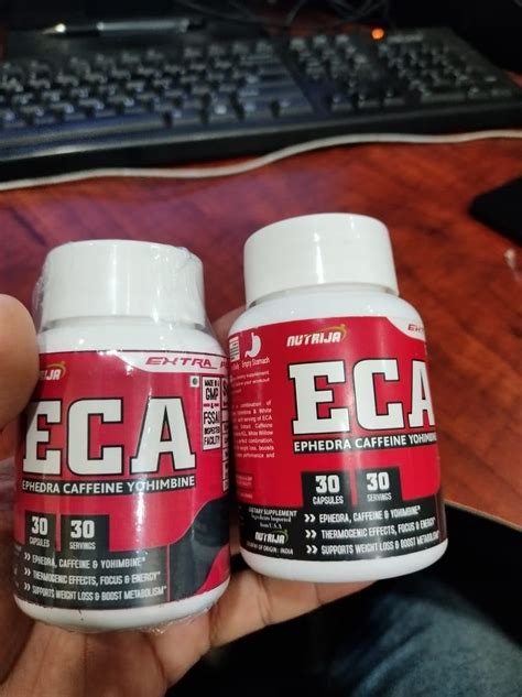 NutriJa ECA Ephedra Caffeine Yohimbine Stack Servings 60